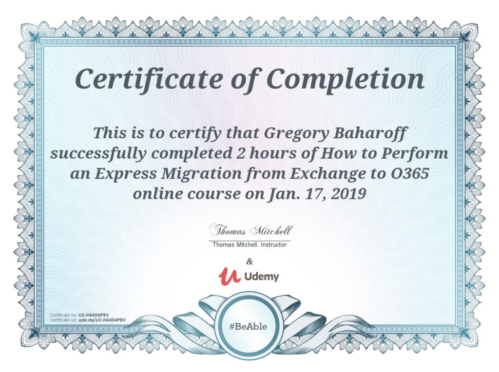 Exhange to Office 365 migration